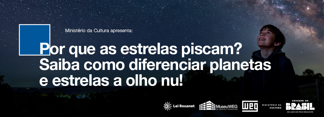 Por que estrelas piscam diferença planetas