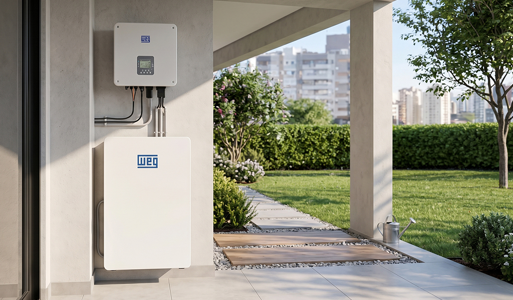 Inversor bateria solar WEG residencial