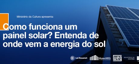 Banner funcionamento painel solar energia