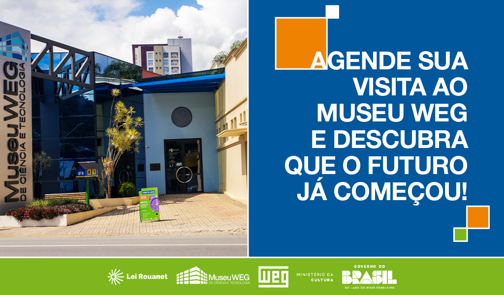 Fachada Museu WEG agende sua visita